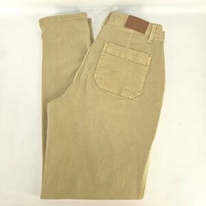 Judy Blue Pants Women's 9/29 Khaki High Waist Garment Dyed Cuffed Jogger Stretch